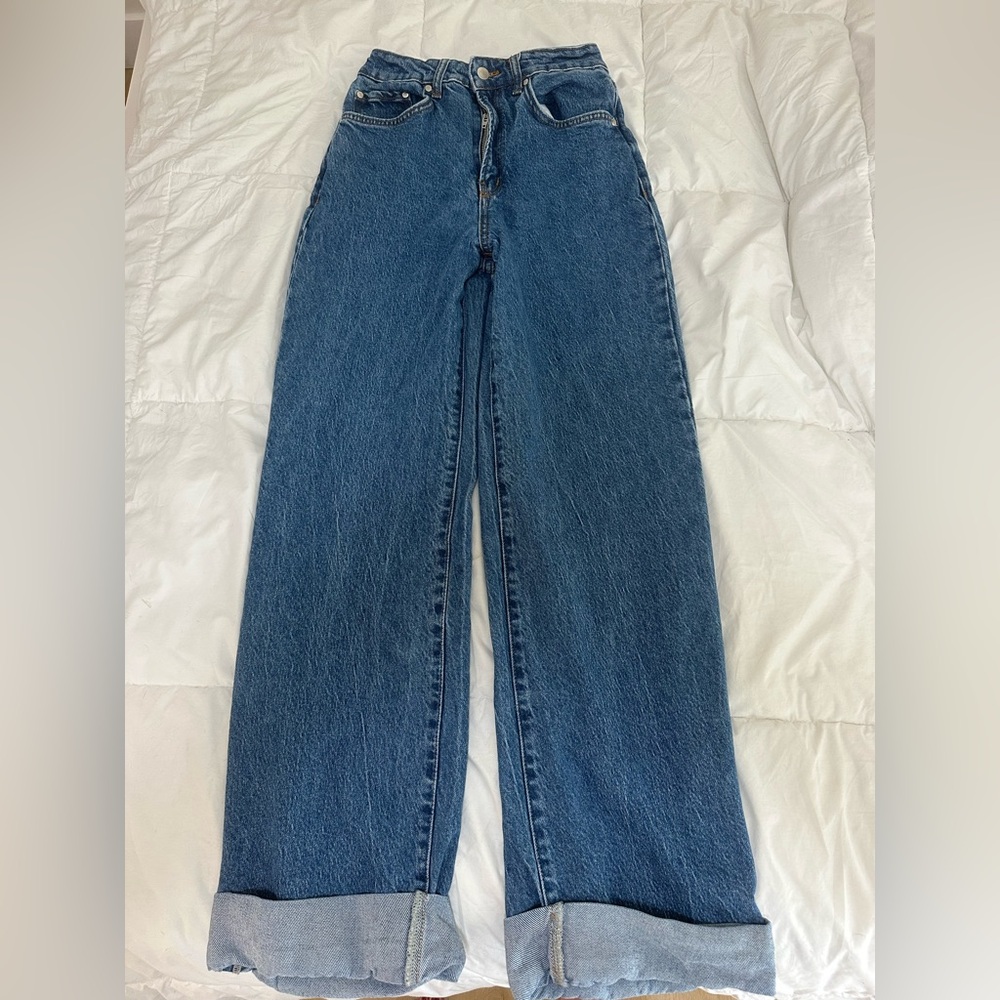 Pilcro wide leg cuffed jeans - austyn - Picture 4 of 6